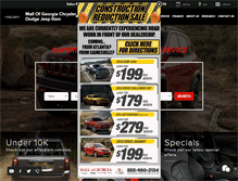 Tablet Screenshot of mallofgeorgiachryslerdodgejeep.com